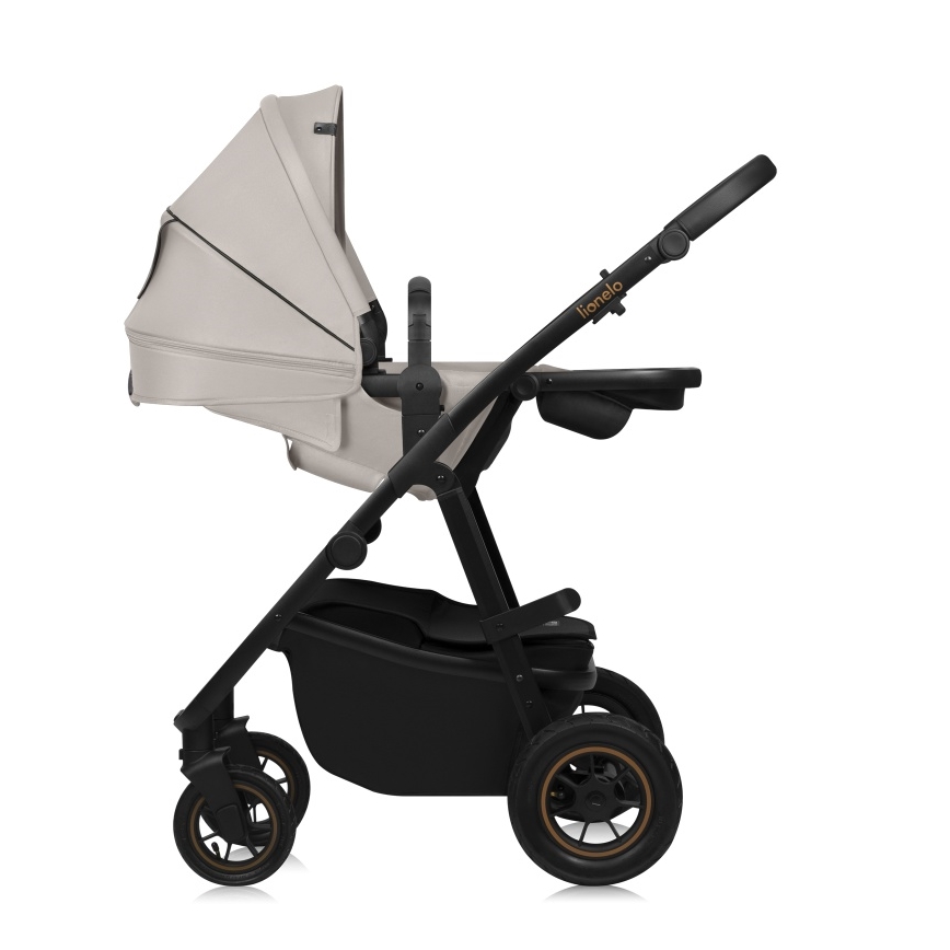 Lionelo - Kombinovaný kočík 3v1 AMBER PLUS Beige Sand