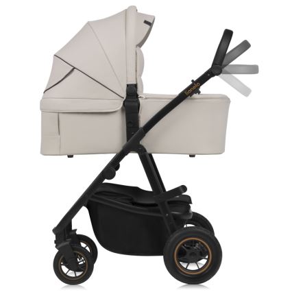 Lionelo - Kombinovaný kočík 3v1 AMBER PLUS Beige Sand