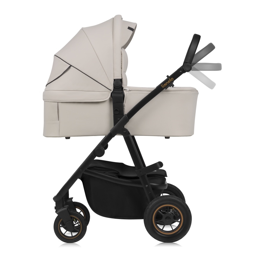 Lionelo - Kombinovaný kočík 3v1 AMBER PLUS Beige Sand