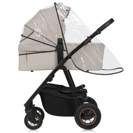Lionelo - Kombinovaný kočík 3v1 AMBER PLUS Beige Sand