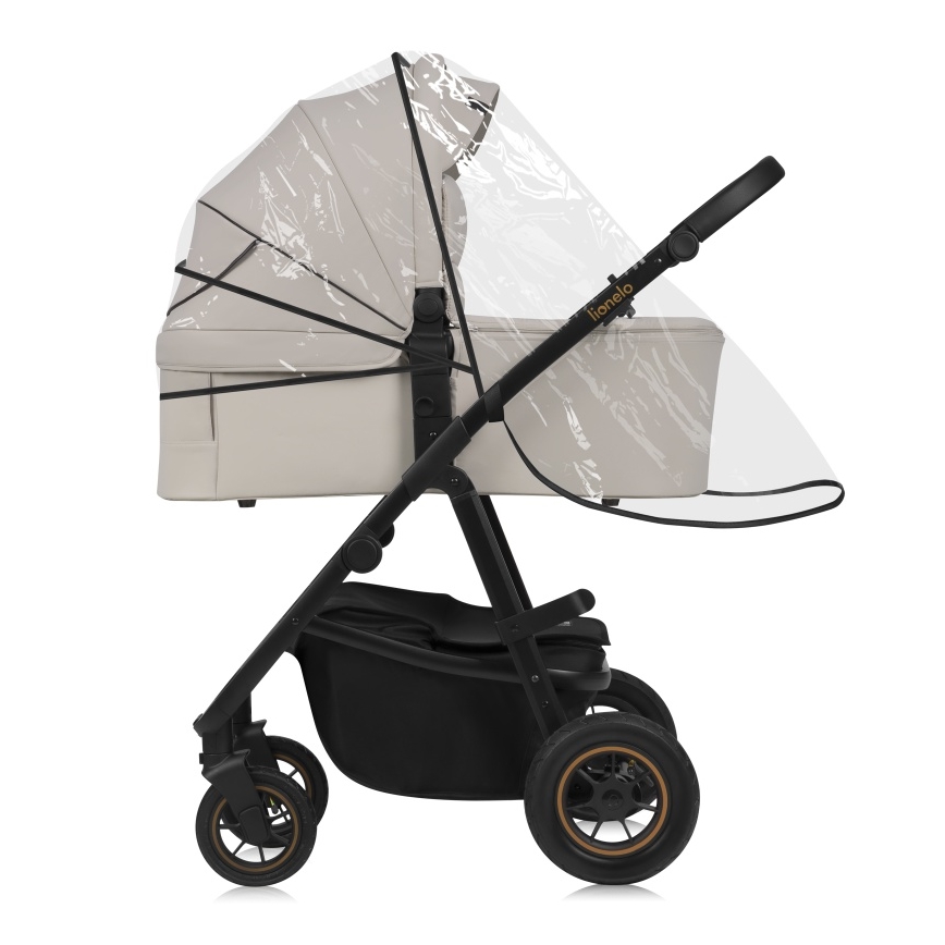 Lionelo - Kombinovaný kočík 3v1 AMBER PLUS Beige Sand