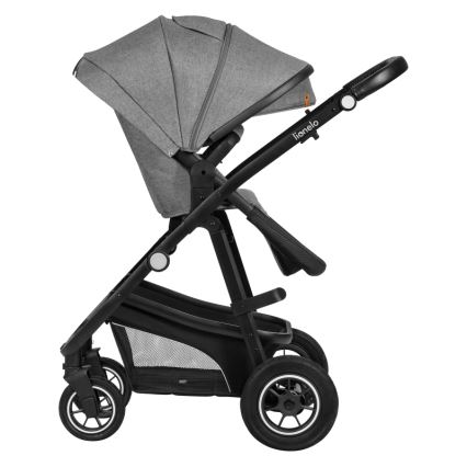 Lionelo - Kombinovaný kočík 3v1 BIANKA Grey Stone