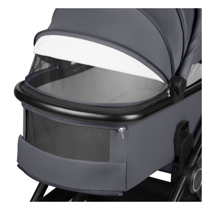 Lionelo - Kombinovaný kočík 3v1 LAYLA Grey Stone