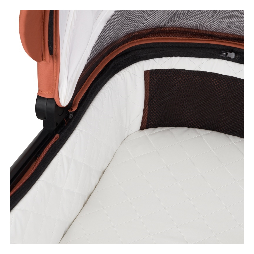 Lionelo - Kombinovaný kočík 3v1 LAYLA Hnedá/rezavá