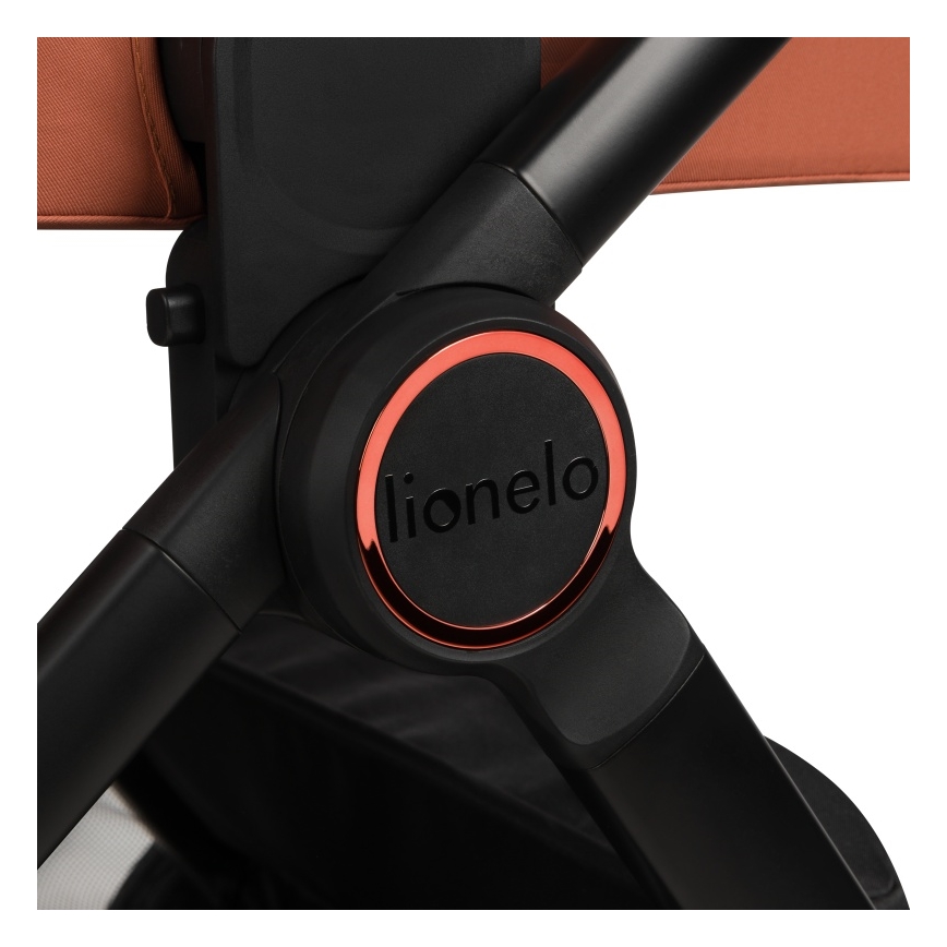 Lionelo - Kombinovaný kočík 3v1 LAYLA Hnedá/rezavá