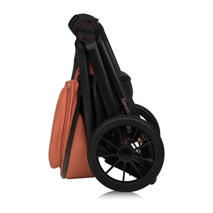 Lionelo - Kombinovaný kočík 3v1 LAYLA Hnedá/rezavá