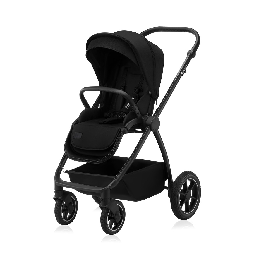 Lionelo - Kombinovaný kočík 3v1 MERIL Black Onyx