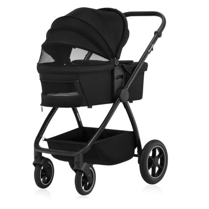 Lionelo - Kombinovaný kočík 3v1 MERIL Black Onyx