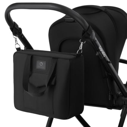 Lionelo - Kombinovaný kočík 3v1 MERIL Black Onyx