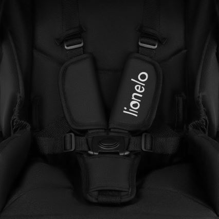 Lionelo - Kombinovaný kočík 3v1 MERIL Black Onyx