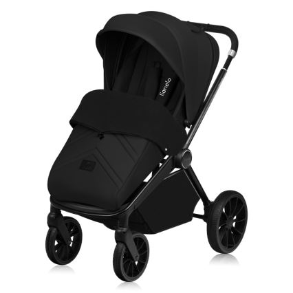 Lionelo - Kombinovaný kočík 3v1 MIKA PLUS Black Onyx