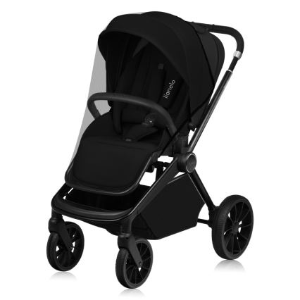 Lionelo - Kombinovaný kočík 3v1 MIKA PLUS Black Onyx