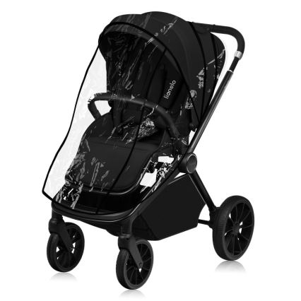 Lionelo - Kombinovaný kočík 3v1 MIKA PLUS Black Onyx