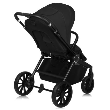 Lionelo - Kombinovaný kočík 3v1 MIKA PLUS Black Onyx