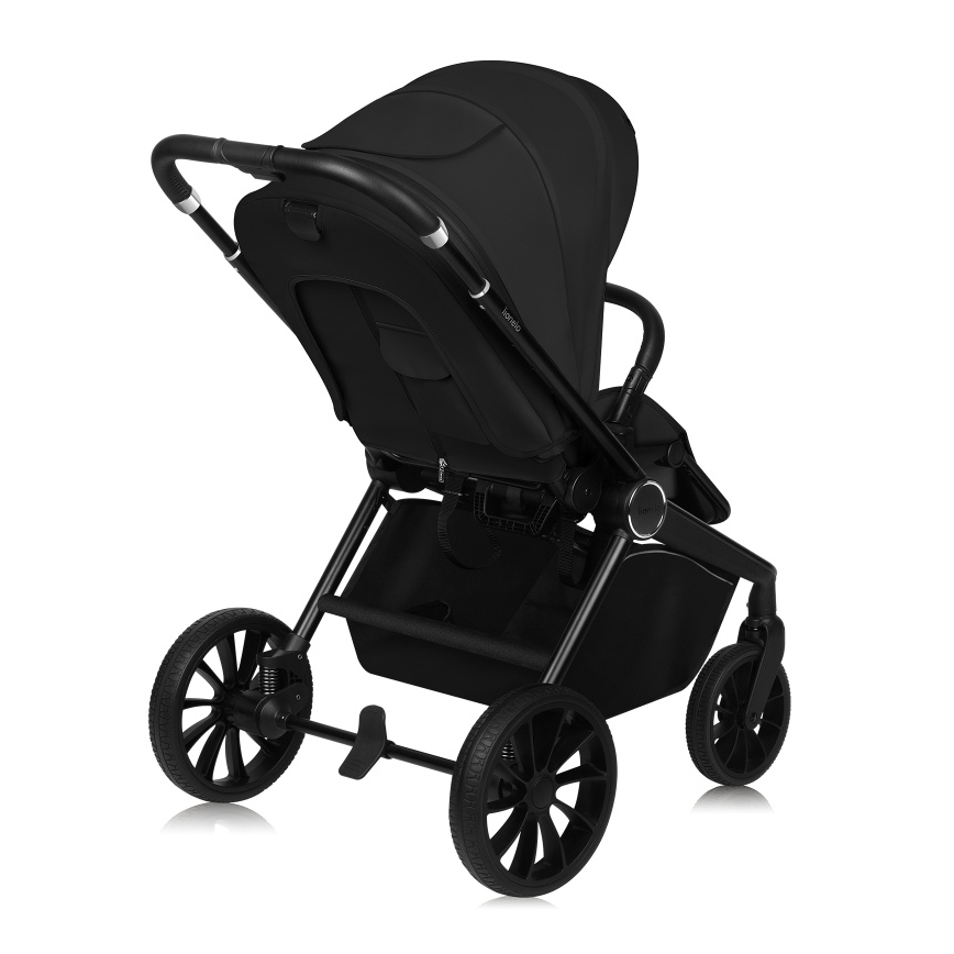 Lionelo - Kombinovaný kočík 3v1 MIKA PLUS Black Onyx