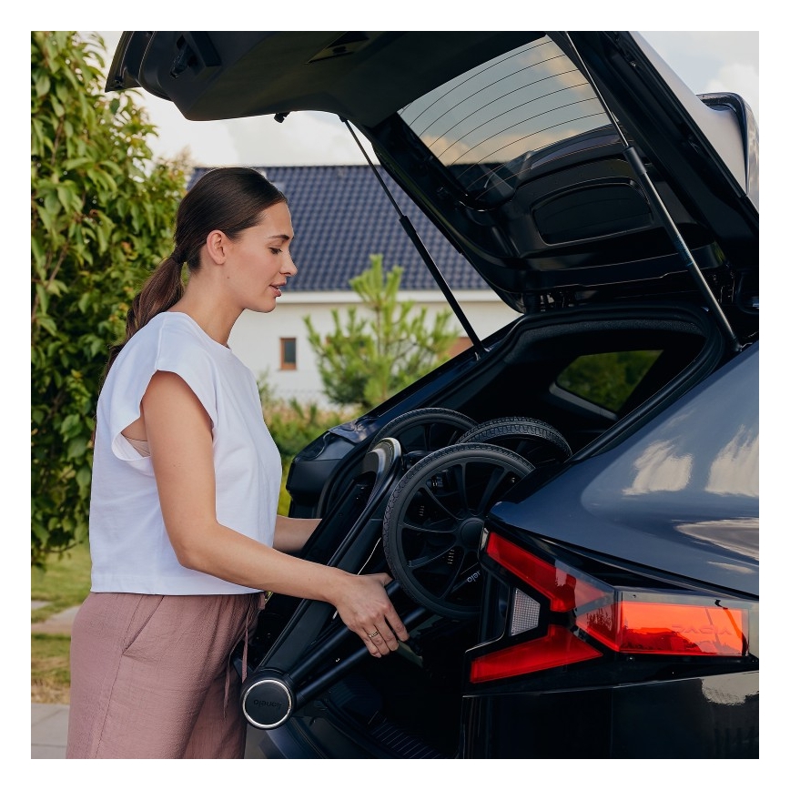 Lionelo - Kombinovaný kočík 3v1 MIKA PLUS Hrdzavo-hnedá