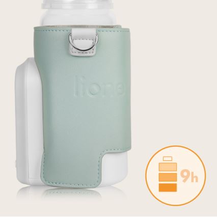 Lionelo - Nabíjací ohrievač fľašiek THERMUP GO EVO 18W/5V zelená/biela