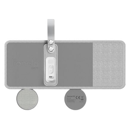 Lionelo - Nabíjací ohrievač fliaš THERMUP GO 18W/5V Grey Silver