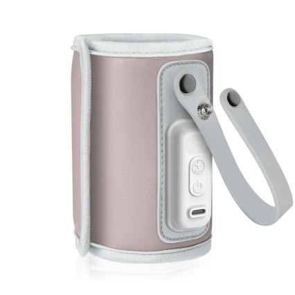 Lionelo - Nabíjací ohrievač fliaš THERMUP GO 18W/5V Pink Baby