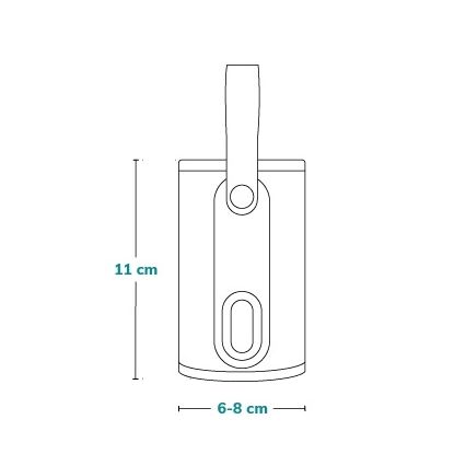 Lionelo - Nabíjací ohrievač fliaš THERMUP GO 18W/5V Pink Baby