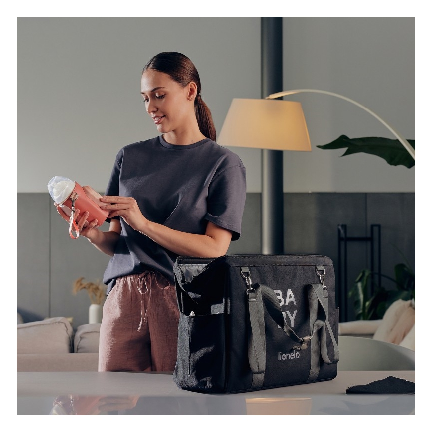 Lionelo - Nabíjací ohrievač fliaš THERMUP GO EVO 18W/5V ružový