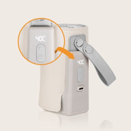 Lionelo - Nabíjací ohrievač fliaš THERMUP GO PLUS 10W/5V béžový