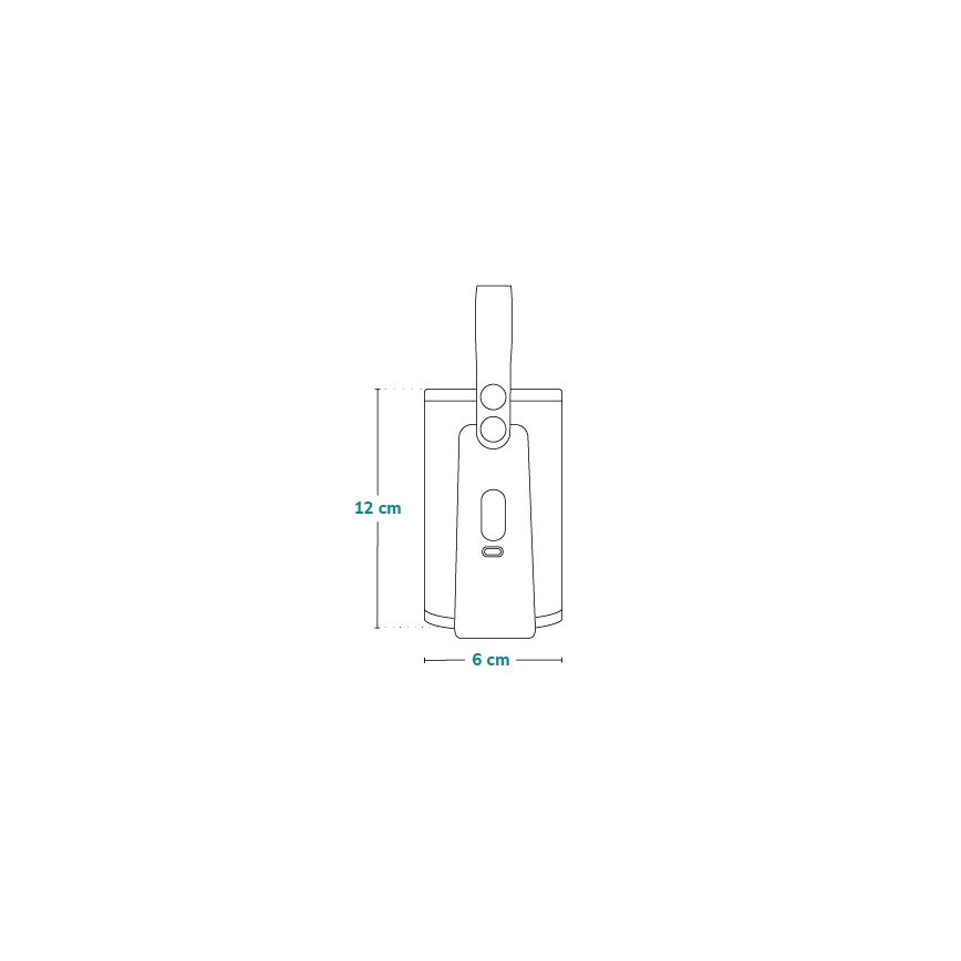 Lionelo - Nabíjací ohrievač fliaš THERMUP GO PLUS 10W/5V modrá/šedá