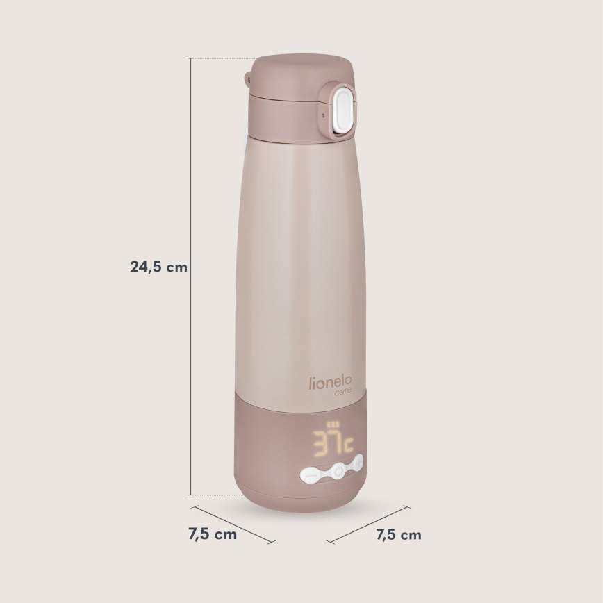 Lionelo - Nabíjací ohrievač mlieka THERMUP 55W/5V