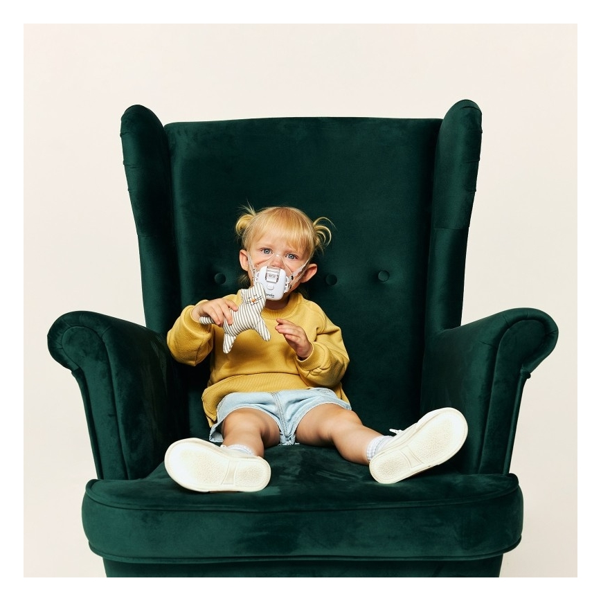 Lionelo - Nabíjacia detská inhalačná maska NEBI AIR 5V