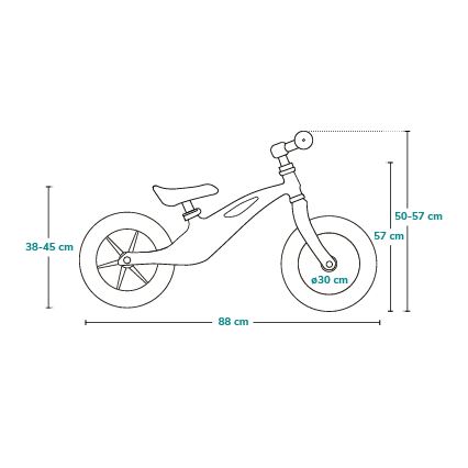 Lionelo - Odrážadlo BART AIR zelené