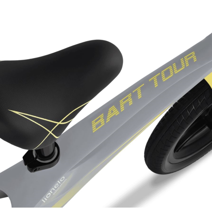 Lionelo - Odrážadlo BART TOUR sivé/žlté