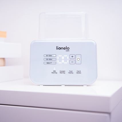 Lionelo - Ohrievač fliaš THERMUP DOUBLE 250W/230V biela