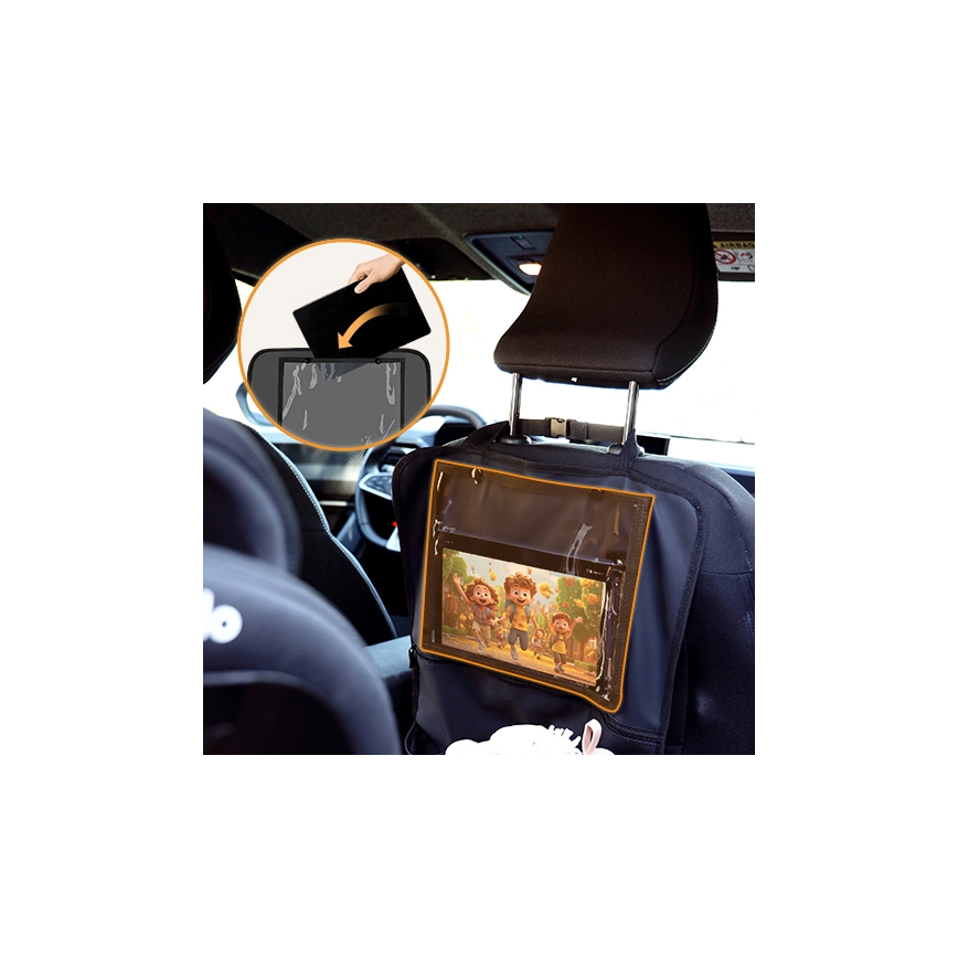 Lionelo - Organizér do auta SEAT ORGANIZER sivý