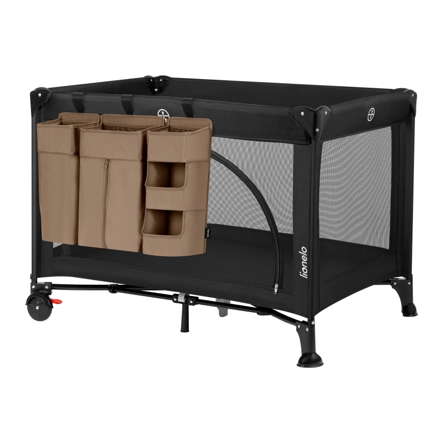 Lionelo - Organizér na postieľku 3 v 1 SIDEPOCKET béžový