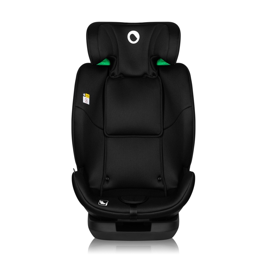 Lionelo - Otáčacia autosedačka so základňou LAVENDER i-Size 76-150 cm Black Carbon