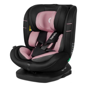 Lionelo - Otočná autosedačka BASTIAAN s základňou i-Size 40-150 cm Pink Rose
