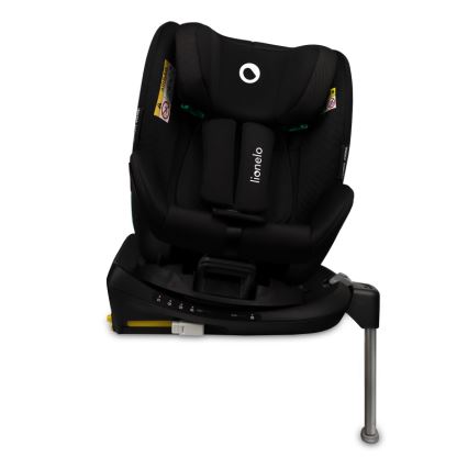 Lionelo - Otočná autosedačka so základňou ANTOON PLUS i-Size 40-105 cm Čierny Onyx
