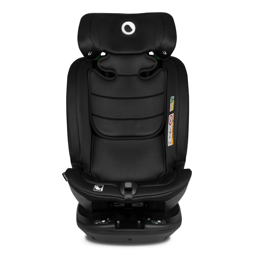 Lionelo - Otočná autosedačka s bázou BASTIAAN i-Size 40-150 cm Black Carbon