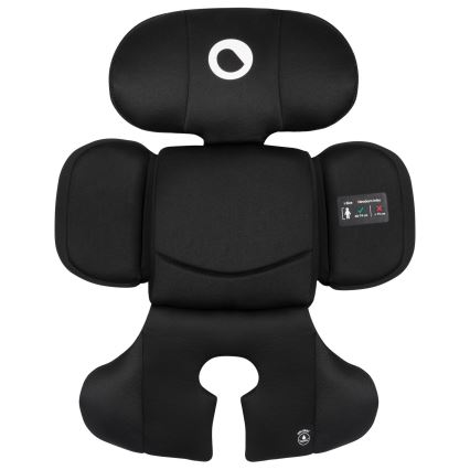 Lionelo - Otočná autosedačka s bázou BASTIAAN i-Size 40-150 cm Black Carbon