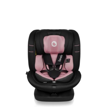 Lionelo - otočná autosedačka s bázou BASTIAAN i-Size 40-150 cm Pink Rose
