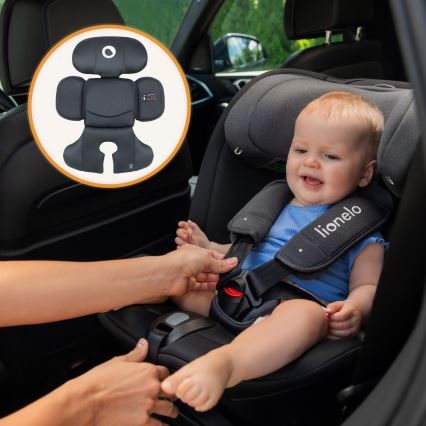 Lionelo - Otočná autosedačka s bázou BASTIAAN i-Size 40-150 cm Sivý kameň