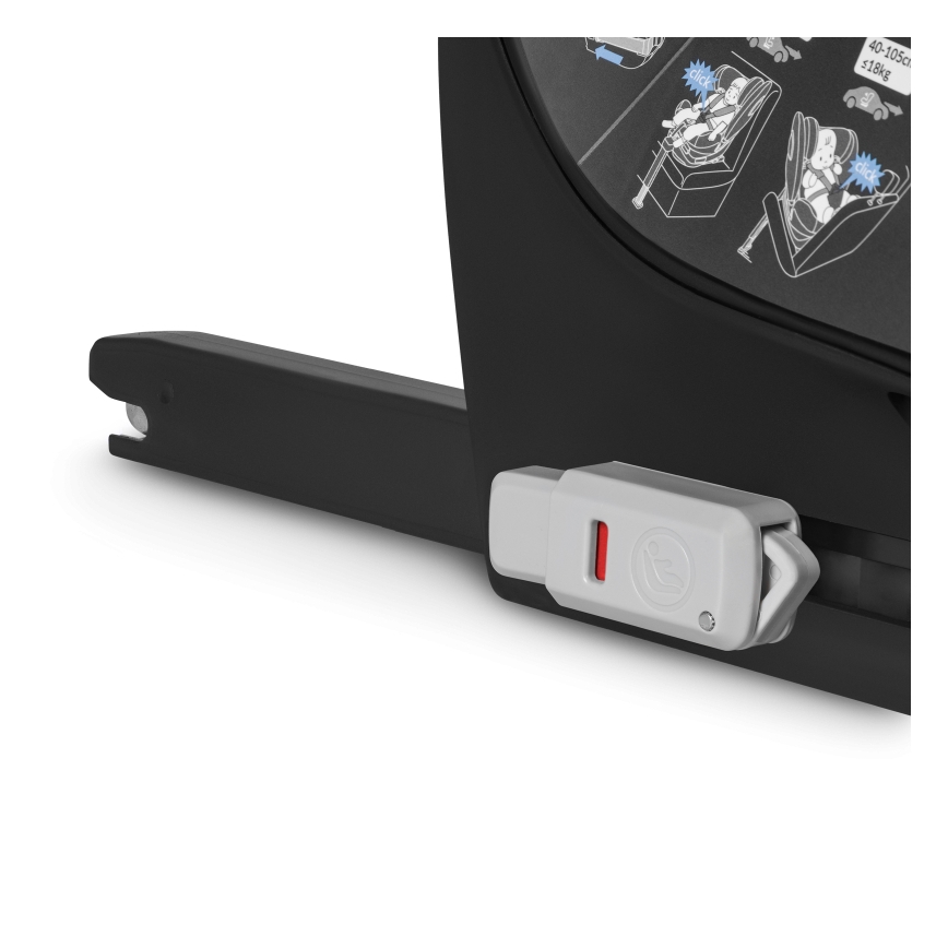 Lionelo - Otočná autosedačka s bázou BRAAM i-Size 40–150 cm Grey Stone