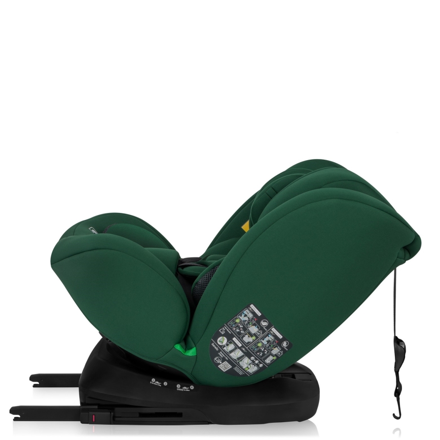 Lionelo - Otočná autosedačka s základňou BASTIAAN i-Size 40-150 cm Green Forest