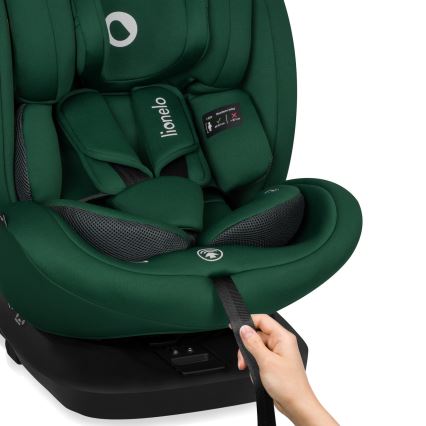 Lionelo - Otočná autosedačka s základňou BASTIAAN i-Size 40-150 cm Green Forest