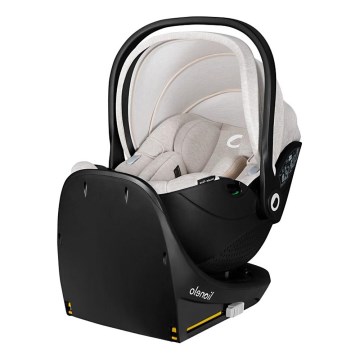 Lionelo - Otočná autosedačka s základňou MOXIE SET i-Size 40-87 cm pieskovo-béžová