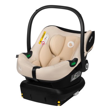 Lionelo - Otočná autosedačka so základňou ASTRID SET i-Size 40-87 cm Beige Sand