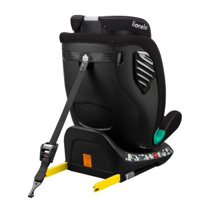 Lionelo - Otočná autosedačka so základňou BASTIAAN ONE i-Size 40-150 cm Čierny karbón