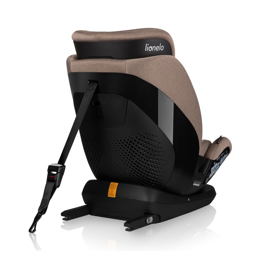 Lionelo - Otočná autosedačka so základňou LAVENDER i-Size 76-150 cm Béžová Latte