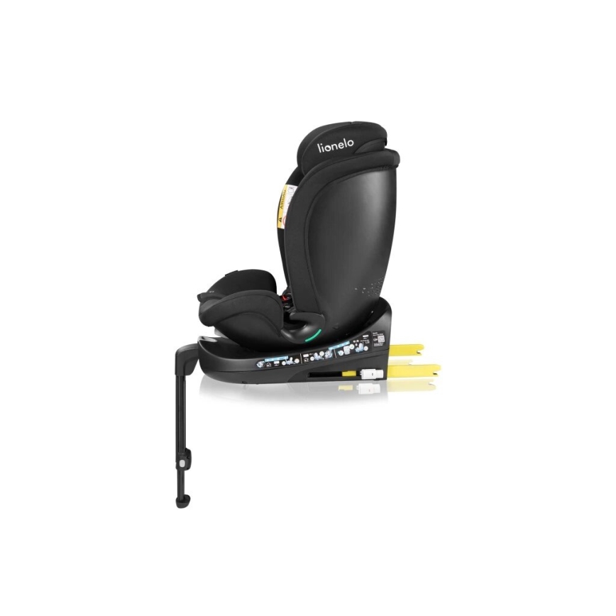 Lionelo - Otočná autosedačka so základňou NAVY i-Size 40-150 cm čierna