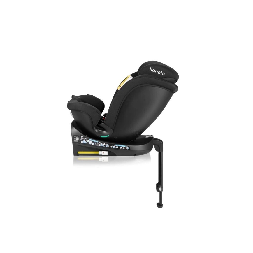 Lionelo - Otočná autosedačka so základňou NAVY i-Size 40-150 cm čierna